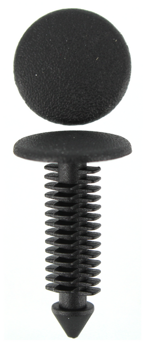 Universal Black Christmas Tree Clip - 27mm Long, 16mm Head, 8mm Diameter