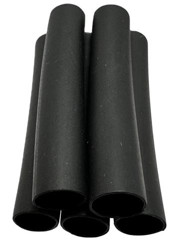 NARVA BLACK DUAL WALL HEATSHRINK - 6MM X 45MM (QTY 8)
