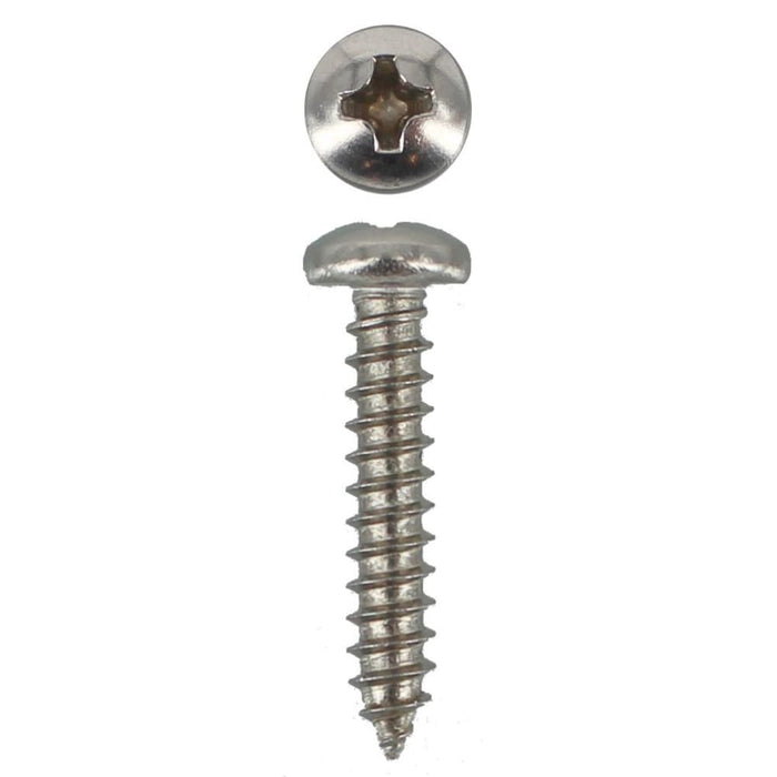 304 Stainless Steel Self Tappers 6g X 3/4 Pan Phillips
