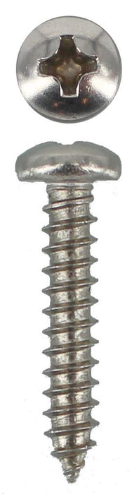 304 Stainless Steel Self Tappers 6g X 3/4 Pan Phillips