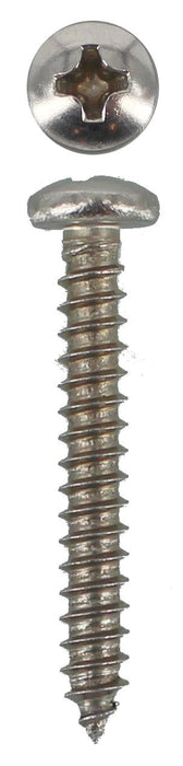 304 Stainless Steel Self Tappers 6g X 1 Pan Phillips