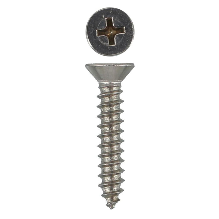 304 Stainless Steel Self Tappers 6g X 3/4 Countersunk
