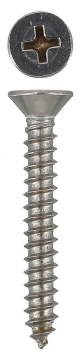 304 Stainless Steel Self Tappers 6g X 1 Countersunk