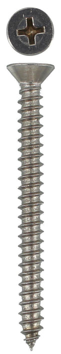 304 Stainless Steel Self Tappers 6g X 1 1/2 Countersunk