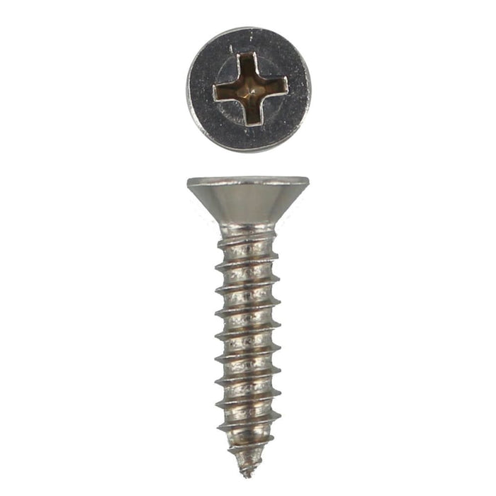 304 Stainless Steel Self Tappers 8g X 3/4 Countersunk