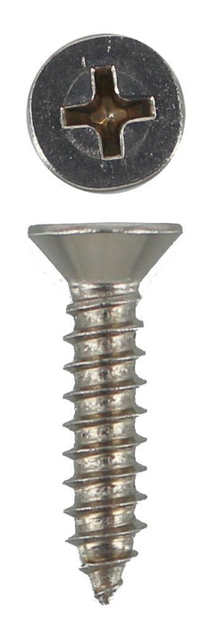 304 Stainless Steel Self Tappers 8g X 3/4 Countersunk