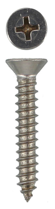 304 Stainless Steel Self Tappers 8g X 1 Countersunk