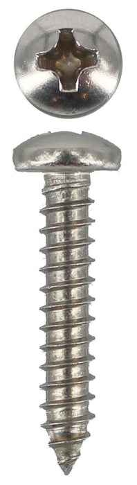304 Stainless Steel Self Tappers 10g X 1 Pan Phillips