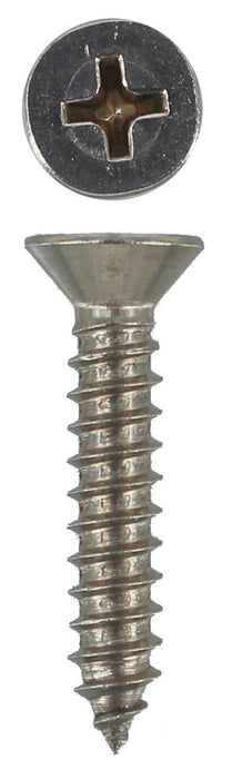 304 Stainless Steel Self Tappers 8g X 1 1/2 Countersunk