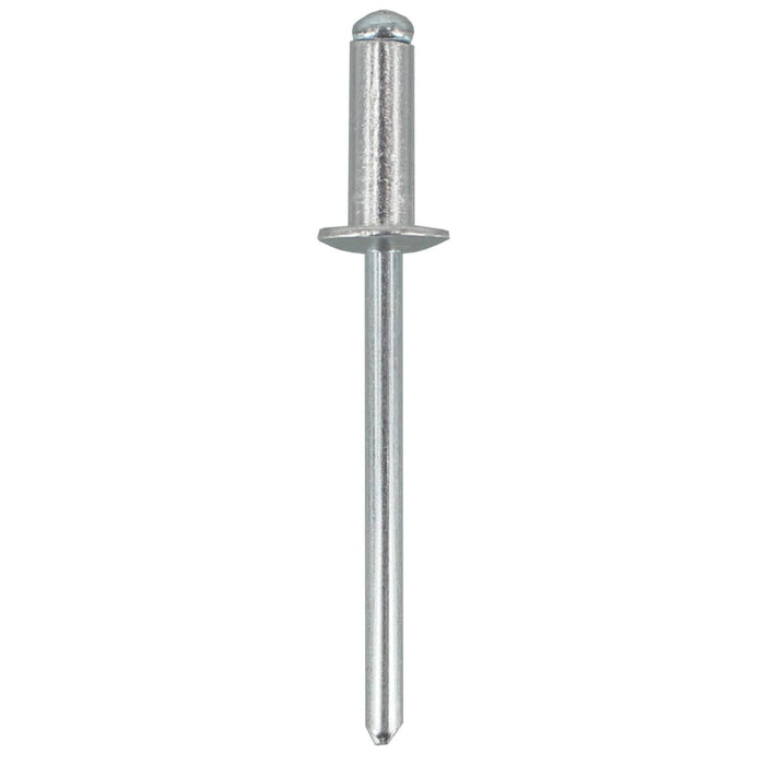 Truss Head Rivet As6-6 - Aluminium Rivet, Steel Stem