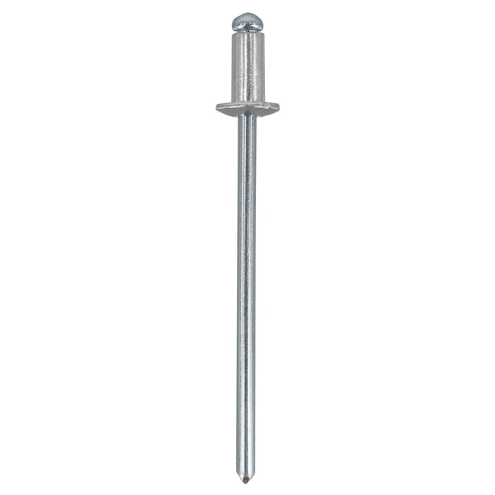 Truss Head Rivet As4-2 - Aluminium Rivet, Steel Stem