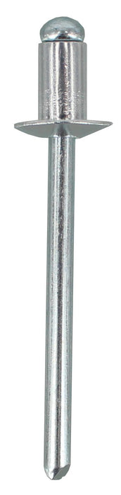 Truss Head Rivet As6-2 - Aluminium Rivet, Steel Stem