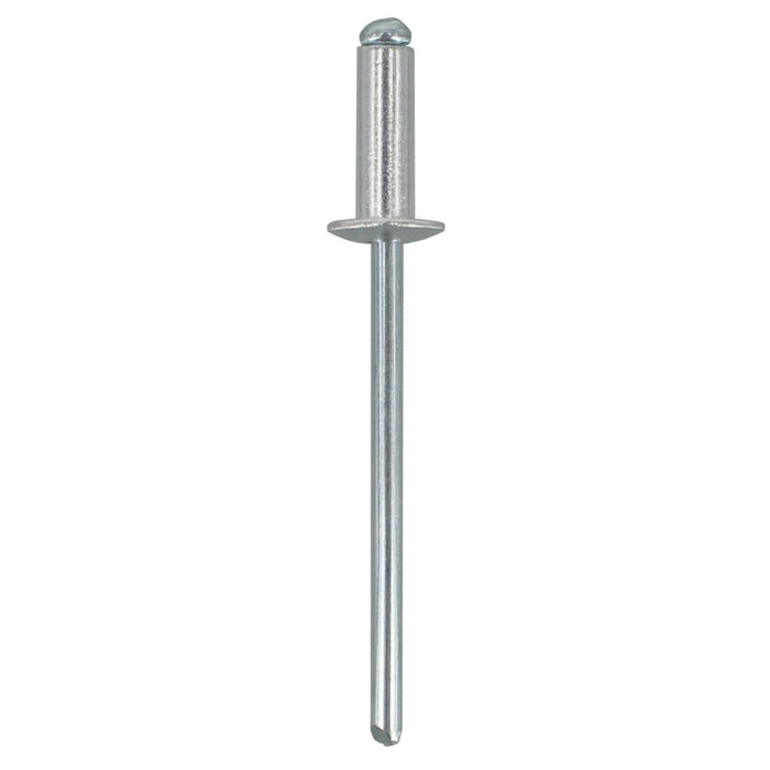 Truss Head Rivet As5-5 - Aluminium Rivet, Steel Stem