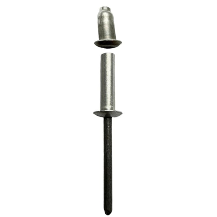 Dome Head Seal Rivet As6-8 - Aluminium Rivet, Steel Stem