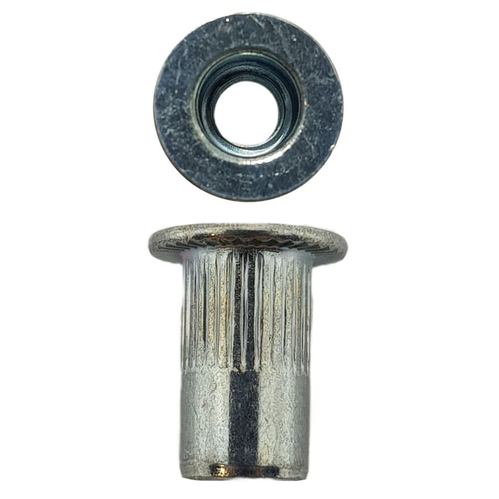 316 Stainless Steel M4 Flat Splined Rivnut