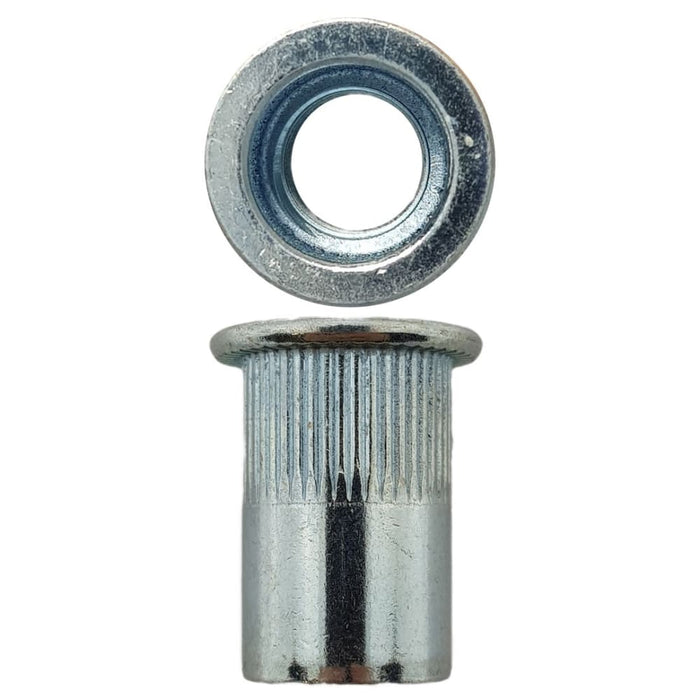 316 Stainless Steel M10 Flat Splined Rivnut