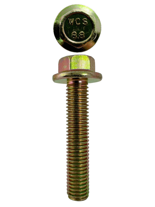 M10 X 50mm X 14mm A/F X 1.5p Non-Serrated Hex Flange Set Screw Coarse
