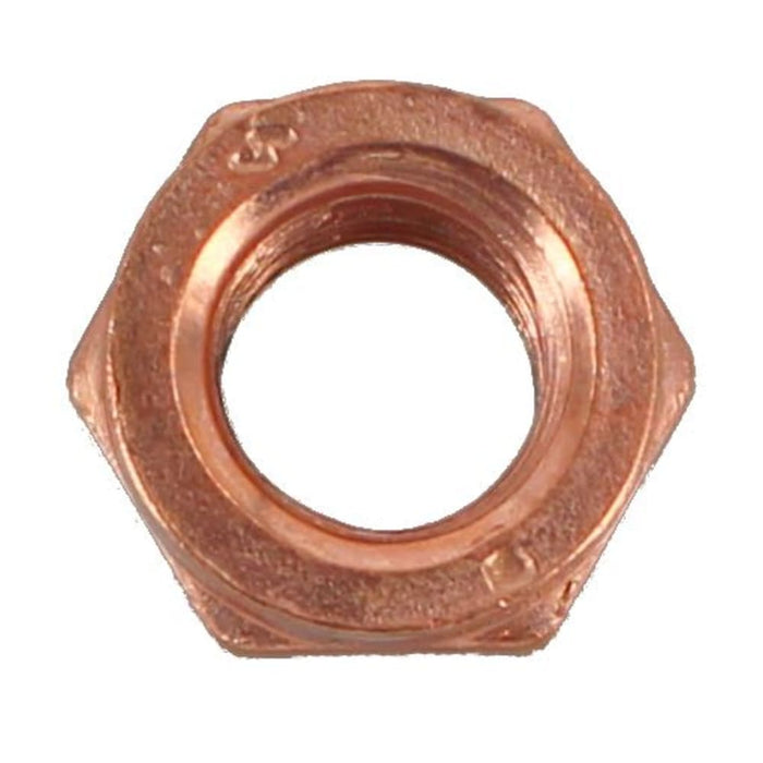 M8 X 1.25 Copper Plated Exhaust Nut