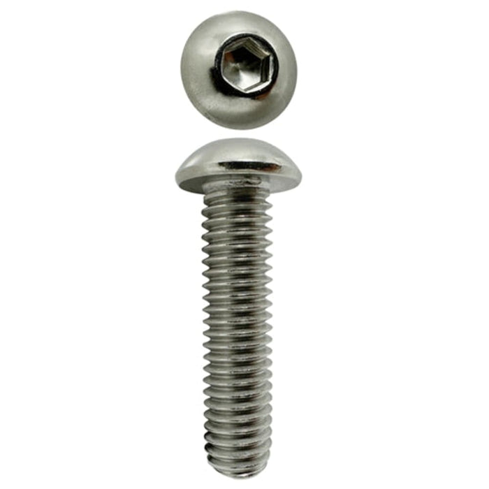 304 Stainless Steel 3/8 X 1 1/2 UNC Button Head Socket Screw