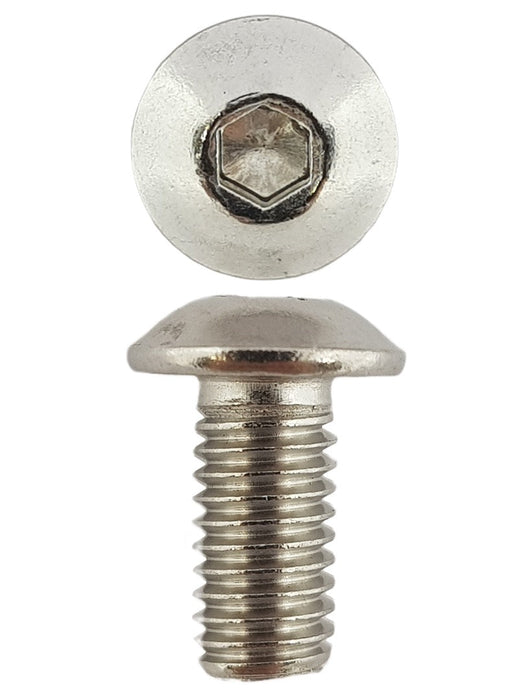 316 Stainless Steel Button Head Cap Screws M5 X 10 X 0.8