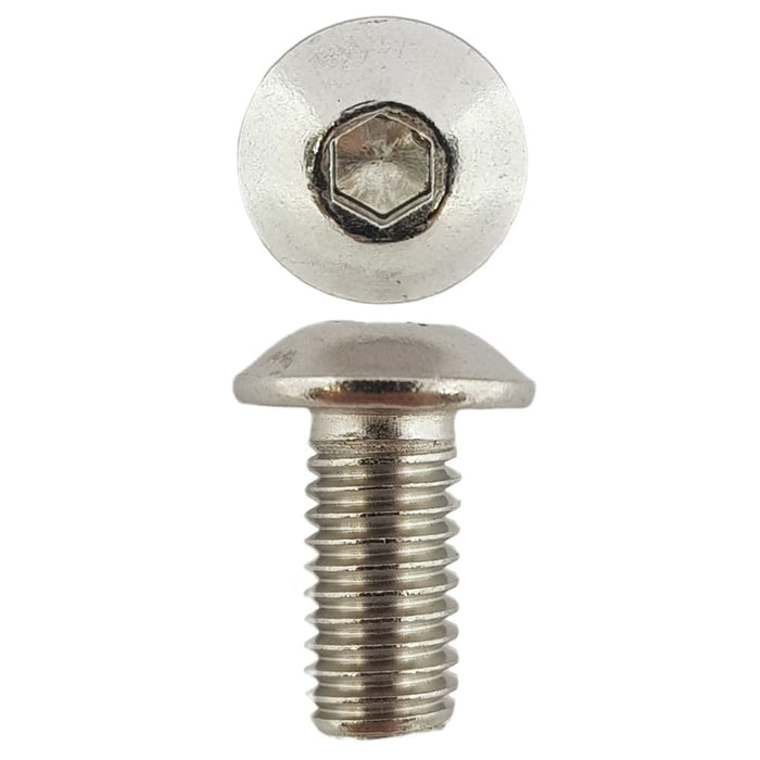316 Stainless Steel Button Head Cap Screws M5 X 10 X 0.8