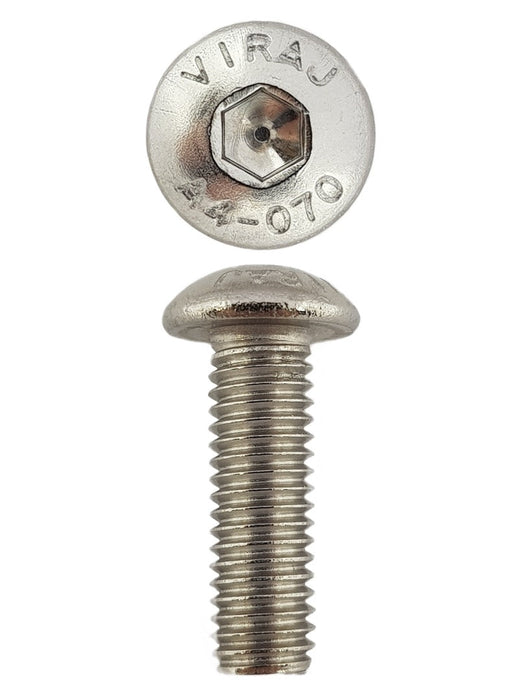 316 Stainless Steel Button Head Cap Screws M5 X 16 X 0.8