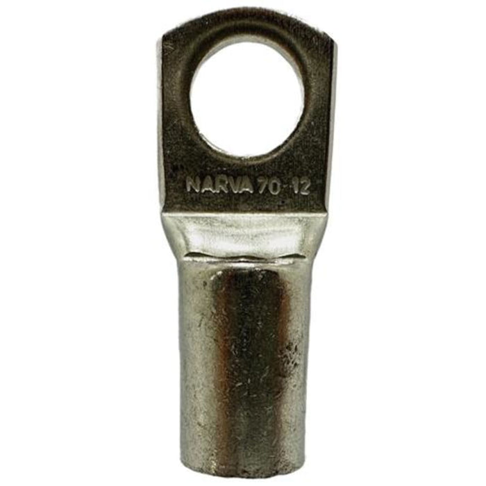 Narva Straight Barrel Cable Lug - 70mm2 Cable, 12mm Stud