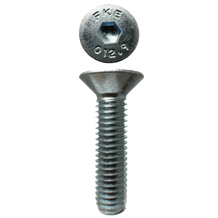 Countersunk Cap Screws Zinc  M6 X 25 X 1.0