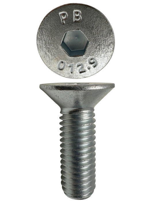 Countersunk Cap Screws Zinc  M8 X 25 X 1.25