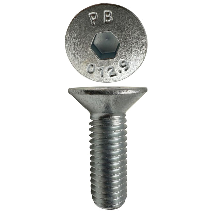 Countersunk Cap Screws Zinc  M8 X 25 X 1.25