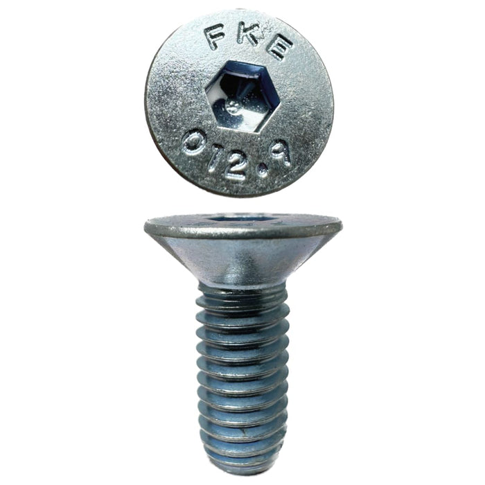 Countersunk Cap Screws Zinc  M6 X 16 X 1.0