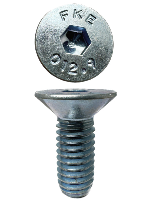 Countersunk Cap Screws Zinc  M6 X 16 X 1.0