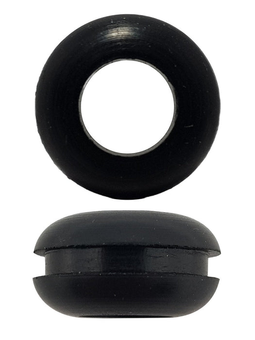 Rubber Electrical Wiring Grommet 12mm Hole Size, 6mm Id, 14mm Od