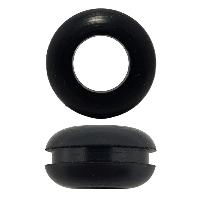 Rubber Electrical Wiring Grommet 12mm Hole Size, 6mm Id, 14mm Od