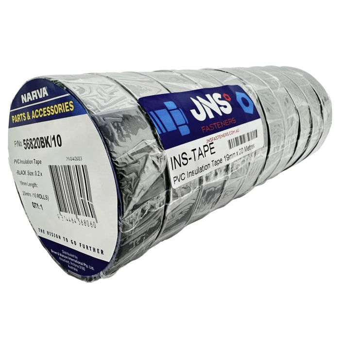 Narva Pvc Insulation Tape - Black (Qty 10)