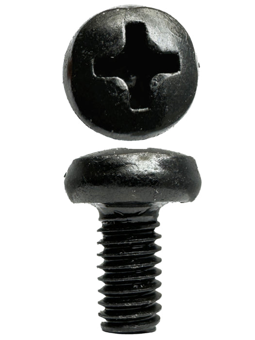 Black Zinc Nickel Metal Threads Pan Phillips M4 X 8