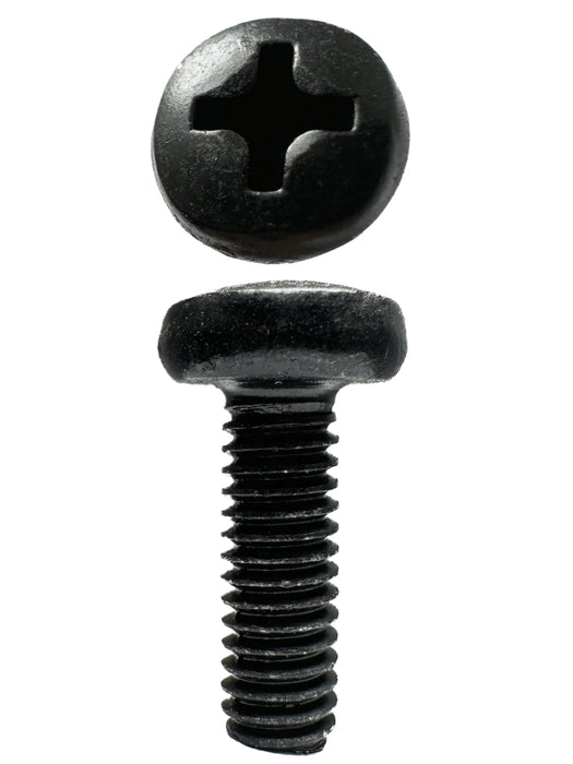 Black Zinc Nickel Metal Threads Pan Phillips M4 X 12