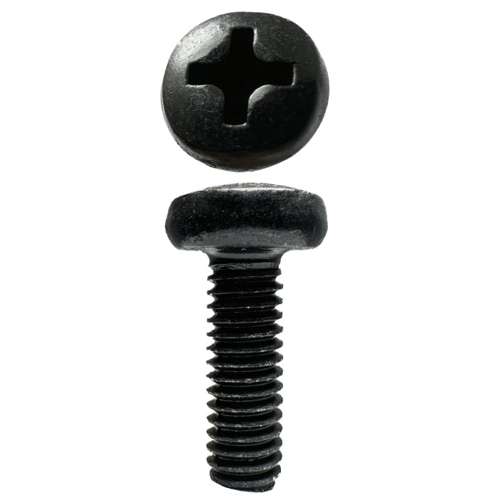 Black Zinc Nickel Metal Threads Pan Phillips M4 X 12