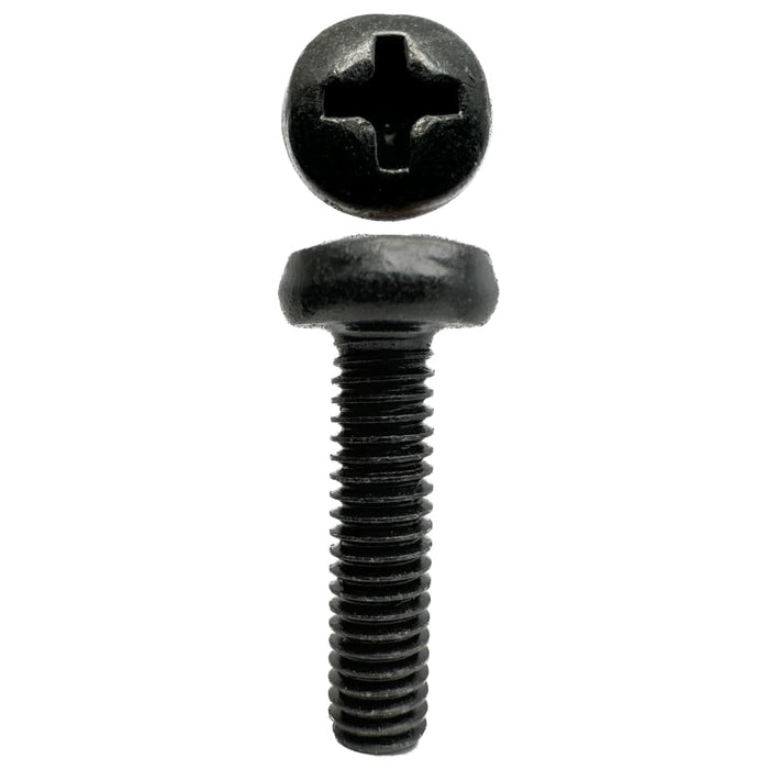 Black Zinc Nickel Metal Threads Pan Phillips M4 X 16