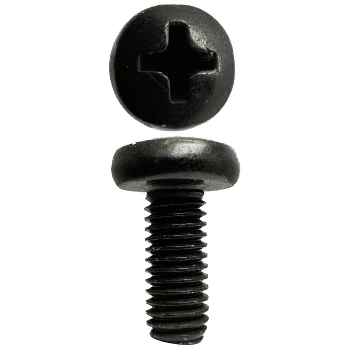 Black Zinc Nickel Metal Threads Pan Phillips M5 X 12