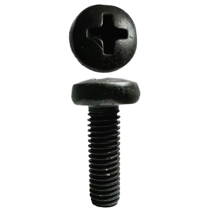 Black Zinc Nickel Metal Threads Pan Phillips M5 X 16