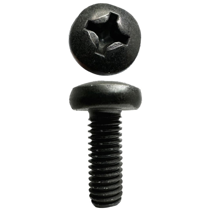 Black Zinc Nickel Metal Threads Pan Phillips M6 X 16