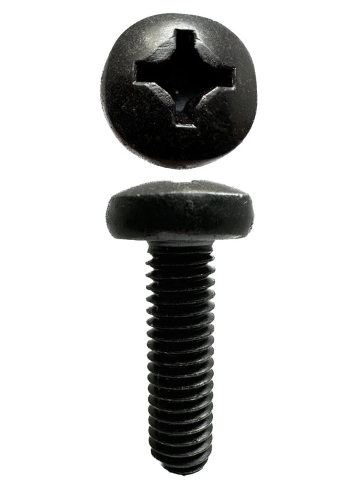 Black Zinc Nickel Metal Threads Pan Phillips M6 X 20