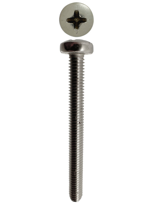 316 Stainless Steel Metal Threads Pan Phillips M4 X 40