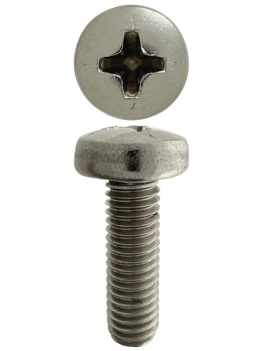316 Stainless Steel Metal Threads Pan Phillips M5 X 16