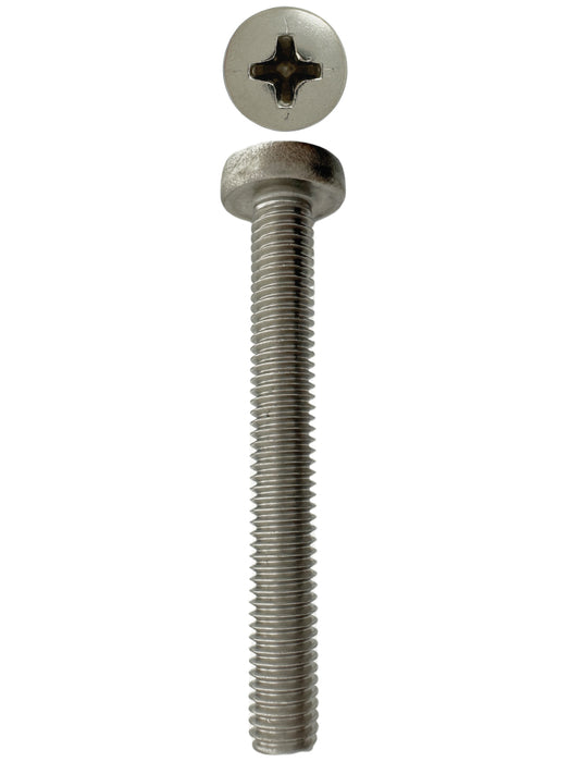 316 Stainless Steel Metal Threads Pan Phillips M5 X 40