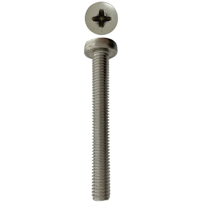 316 Stainless Steel Metal Threads Pan Phillips M5 X 40