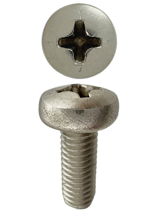 316 Stainless Steel Metal Threads Pan Phillips M6 X 16