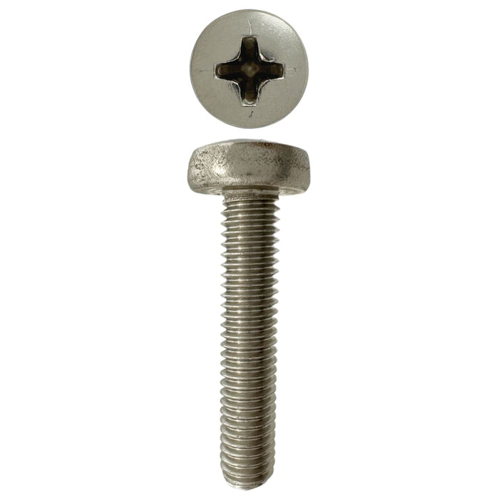 316 Stainless Steel Metal Threads Pan Phillips M6 X 30
