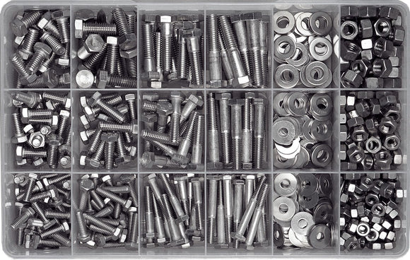 STAINLESS UNC NUT & BOLT ASSORTMENT KIT (APPROX QTY 570)